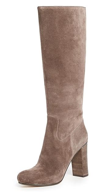 Michael Michael Kors Women's Janice Tall Boots, Taupe, 7 B(M) 